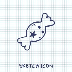 Candy with stars icon N3