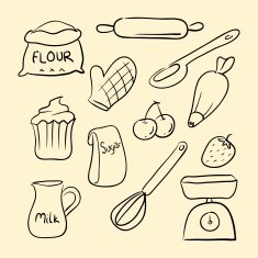 Baking Goods Doodle