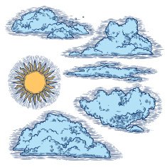 Sky And Clouds Color