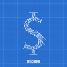 Dollar sign sketch