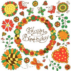 Floral Greeting Card N5