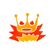 cartoon crown symbol