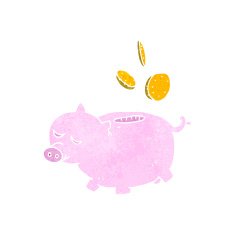Cartoon Piggy Bank N4