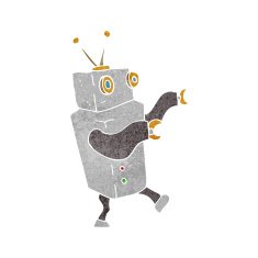Cartoon Robot N13