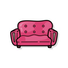 chair sofa doodle