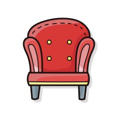 chair sofa doodle N7