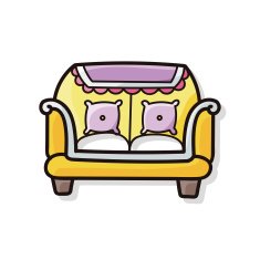 chair sofa doodle N9