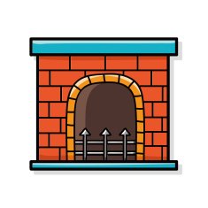 Fireplace doodle