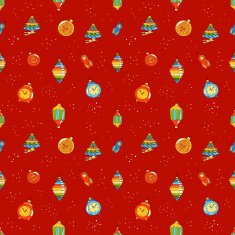 Christmas toys seamless pattern