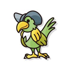 Parrot doodle N2