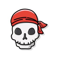 skull Doodle N5