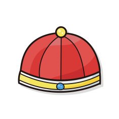 Chinese hat doodle
