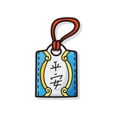 Chinese talisman doodle