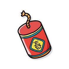 Chinese firecrackers doodle N4