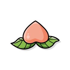 Chinese New Year peaches of immortality doodle N2