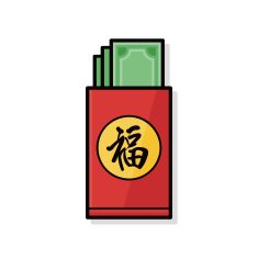 Chinese New Year red envelope doodle N3