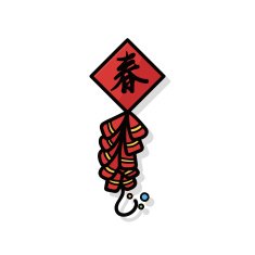 Chinese firecrackers doodle N6
