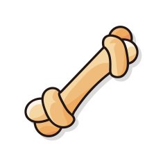 dog bone doodle N2
