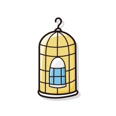 bird cage doodle