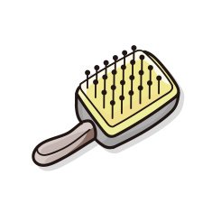 pet brush doodle N2