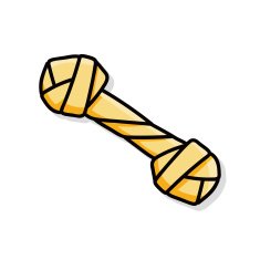 dog bone doodle N3