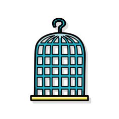 bird cage doodle N2