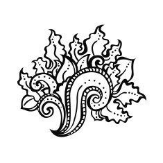 Zentangle decorative element