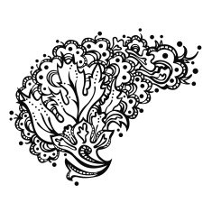 Zentangle decorative element N3