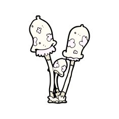 cartoon mushroom N3
