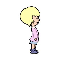 Cartoon Girl N47