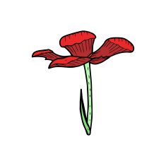cartoon flower N2