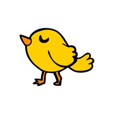Cartoon Bird N16