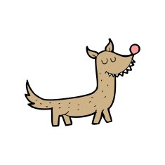 Cartoon Dog N46