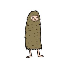 cartoon hairy monster man N2