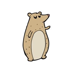 Cartoon Bear N15