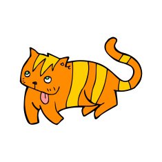 Cartoon Cat N45