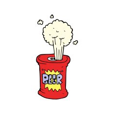 cartoon beer can N3