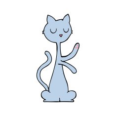 Cartoon Cat N46