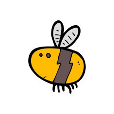 Cartoon Bee N36
