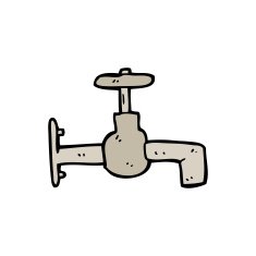Cartoon Faucet N2