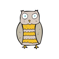 Cartoon Owl N30