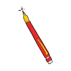 Cartoon Pencil N10