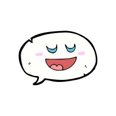 cute cartoon speech balloon N3