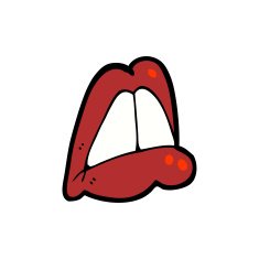 Cartoon Lips N6