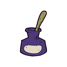 cartoon ink pot N2