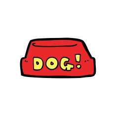 Cartoon Dog Food N11