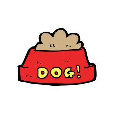 Cartoon Dog Food N13