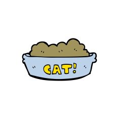 Cartoon Cat Food N5