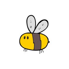 Cartoon Bee N39