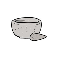 cartoon pestle and mortar N5